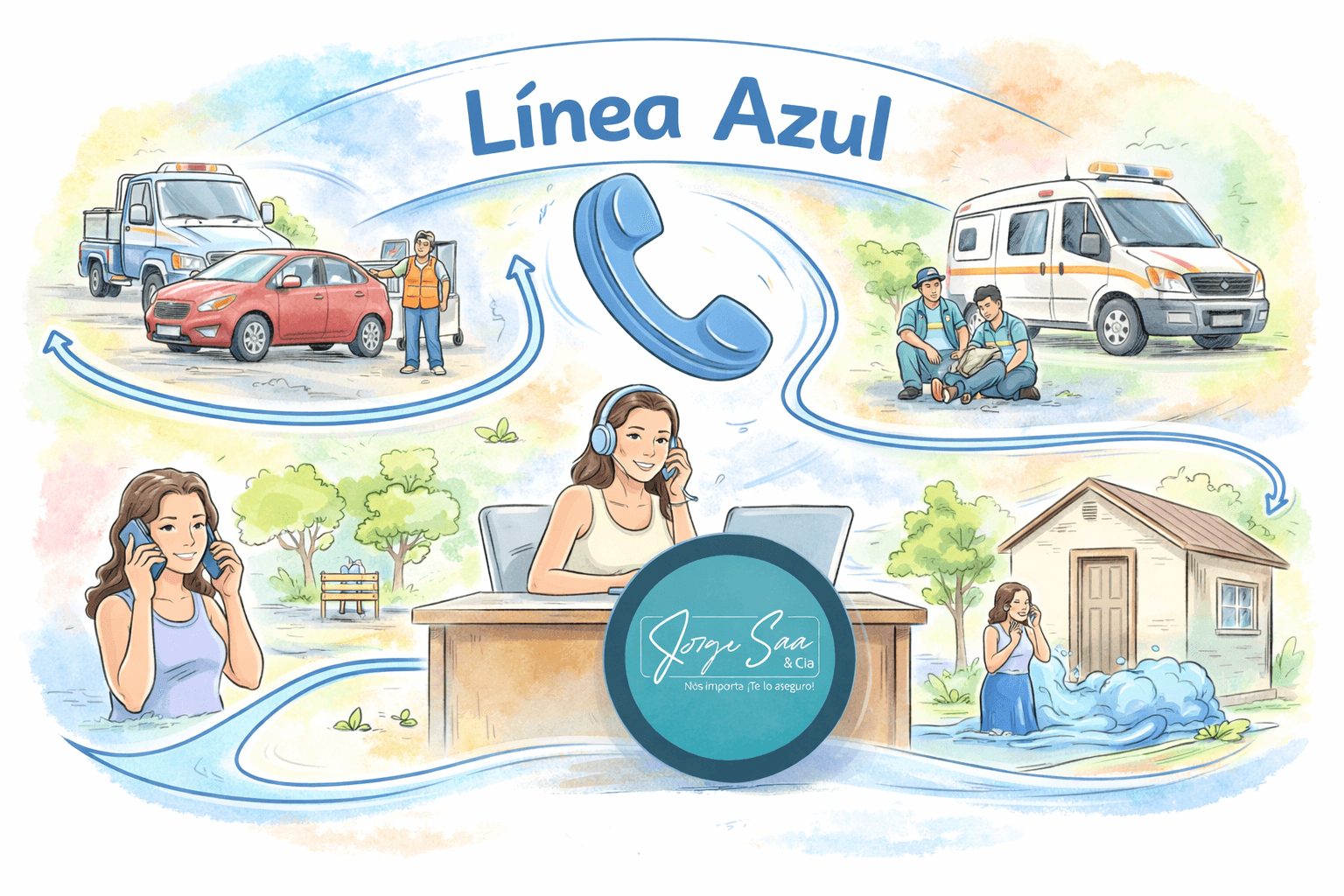 Línea Azul de Jorge Saa y Cia